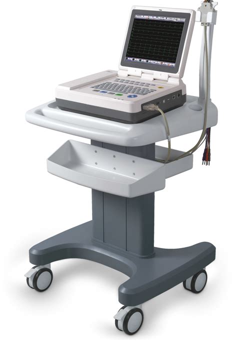 how many clinics in china are equipped with ecg machine